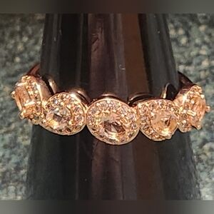 RBP6571 Simple Kindness Size 9 Rose Gold & Morganite NWT BombParty